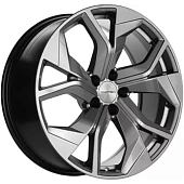 Диски Khomen KHW 2006 8.5x20 5*114.3 ET30 DIA60.1 Black Литой купить с бесплатной доставкой в пункты выдачи в Петербурге